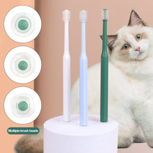 Load image into Gallery viewer, 360° Pet Oral Cleaning Toothbrush Dog Cat Dental Care Cleaning Brush Super Soft Nylon Bristles Tooth Brush Bad Breath Teeth Care Tool Tongue Brush