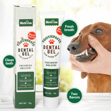 Load image into Gallery viewer, Pet Cat Dog Toothpaste Set for Teeth Cleaning Beet/Vanilla Toothpaste Pet Cleaning Accessories