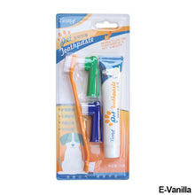 Load image into Gallery viewer, Pet Cat Dog Toothbrush and Toothpaste Set for Teeth Cleaning Beet/Vanilla Toothpaste Finger Toothbrush Tongue Cleaning Pet Accessories