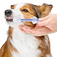 Load image into Gallery viewer, 3pcs/set Pet Oral Cleaning Toothbrush Dog Cat Dental Care Cleaning Brush Soft Silicone Tooth Brush Bad Breath Teeth Care Tool Tongue Brush