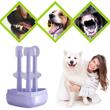 Load image into Gallery viewer, 3pcs/set Pet Oral Cleaning Toothbrush Dog Cat Dental Care Cleaning Brush Soft Silicone Tooth Brush Bad Breath Teeth Care Tool Tongue Brush