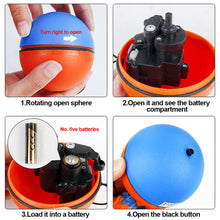 Load image into Gallery viewer, Cat Automatic Running Ball with Mouse Toy Pet Electric Rolling Ball Toys Kittern Self Playing Simulation Mouse Toy Moving Sumulated Rat Toy for Cat