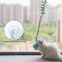 Load image into Gallery viewer, Cat Hanging Interactive Toy Cat Spring Fur Ball Toy with Bell Kitten Funny Teaser Toy Training Toys Pet Daily Supplies