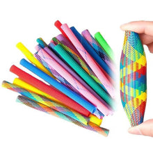 Load image into Gallery viewer, 10pcs Cat Spring Toy Funny Jumping Catcting Toy Pet Colorful Interactive Telescopic Tube Flexible Spiral Spring Cat Teething Chewing Toy