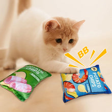 Load image into Gallery viewer, Dog Simulated Potota Chips Training Toy with Ringing Paper Pets Entertainment Stuffed Pillow Simulated Food Interactive Chewing Toys