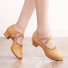 Load image into Gallery viewer, Dance Shoes Women's Soft Sole Strap 3.5CM With Teacher Shoes Ballet Classical Dance Form Training Shoes