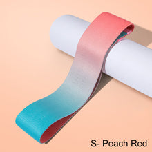 Load image into Gallery viewer, Gradient Elastic Yoga Belt Fitness Squat Leg Resistance Belt Anti-Slip Buttock Abuse Ring Pilates Sports Beautiful Hip Ring