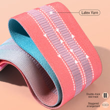 Load image into Gallery viewer, Gradient Elastic Yoga Belt Fitness Squat Leg Resistance Belt Anti-Slip Buttock Abuse Ring Pilates Sports Beautiful Hip Ring