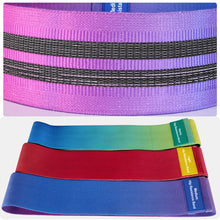 Load image into Gallery viewer, Gradient Squat Yoga Pilates Resistance Belt High Elastic Cotton Beautiful Buttock Lifting Band Indoor Fitness Rally Circle