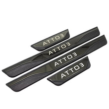 Load image into Gallery viewer, 4Pcs/Set Car Auto Door Sill Pedal Welcome Scuff Plate Cover Accessories Stainless Steel + ABS For BYD ATTO 3 YUAN Plus