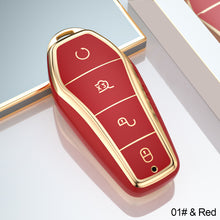 Load image into Gallery viewer, Soft TPU Car Key Case 4 Buttons Remote Control Protect Cover Durable Accessories For BYD Qin Plusdmi Atto 3 Han EV Dolphin