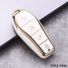 Load image into Gallery viewer, Soft TPU Car Key Case 4 Buttons Remote Control Protect Cover Durable Accessories For BYD Qin Plusdmi Atto 3 Han EV Dolphin