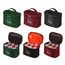 Load image into Gallery viewer, Mini Seasoning Bottle Set Outdoor Camping BBQ Black Pepper Salt Herb Bottle Kitchen Portable Storage Seasoning Box 6pcs/set With Storage Bag