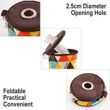 Load image into Gallery viewer, Outdoor Camping Foldable Ethnic Air Pumping Paper Box Car Household Roll Paper Tissue Box Hanging With Open Hole Paper Towel Small Cloth Bag
