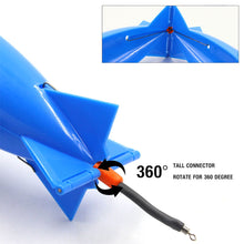 Load image into Gallery viewer, Torpedo Nesting Device Touch Water Immediately Open Bait Container Carp Fishing Bait Feeder Wild Fishing Sea Pole Long Throw Point 360 Rotating Nested Device Fishing Supplies