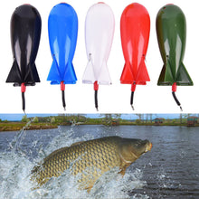 Load image into Gallery viewer, Torpedo Nesting Device Touch Water Immediately Open Bait Container Carp Fishing Bait Feeder Wild Fishing Sea Pole Long Throw Point 360 Rotating Nested Device Fishing Supplies