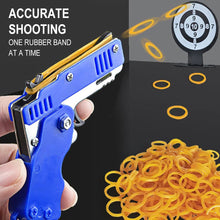 Load image into Gallery viewer, 1Piece M1 Rubber Band Gun Alloy Toy Children's Mini Foldable Toy Shooting Pistol With Keychain Outdoor Party Soft Bullet Gun