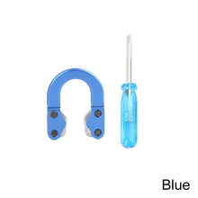 Load image into Gallery viewer, Composite Bow Metal D Ring Bow Composite Special Bow Accessories U-Ring Fixed Bow String Aluminum Alloy Shooting Supplies Archery Equipment