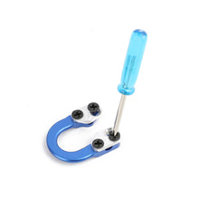 Load image into Gallery viewer, Composite Bow Metal D Ring Bow Composite Special Bow Accessories U-Ring Fixed Bow String Aluminum Alloy Shooting Supplies Archery Equipment