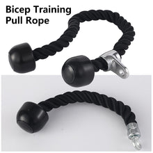 Load image into Gallery viewer, Triceps Puller Lateral Bicep Training Rope Single Head Double Head Type Sit-Up Abdominal Muscle Training Gym Fitness Equipment Accessories