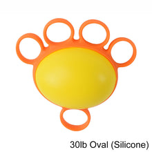 Load image into Gallery viewer, Elliptical Finger Grip Strength Ball With Finger Cover Hand Rehabilitation Training Treatment Therapy Instrument Finger Stretching Ball Arm Exercise Muscle Relaxation Fitness Equipment
