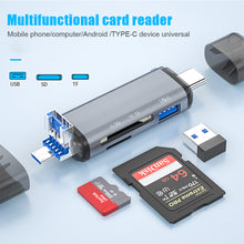Load image into Gallery viewer, 3-in-1 Multi-function Card Reader Typec Android Phone Otg Card Reader Sd/tf Memory Card 3.0 U Disk