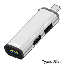 Load image into Gallery viewer, USB 3.0 Splitter 3-port Hub Notebook Computer Usb Extender Mini One Drag Three Ports