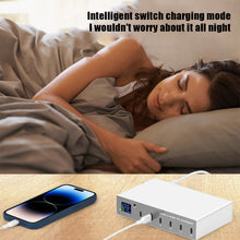 Load image into Gallery viewer, 140W LED Multi PD Charger 6 USB C Quick Charge 20W 30W TYPE-C Charging Station For iPhone 13 12 Samsung Xiaomi HUAWEI