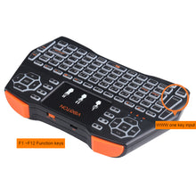 Load image into Gallery viewer, I8 Plus Mini 2.4G Wireless Keyboard Fly Air Mouse Touchpad for TV PS English Lithium Battery Version