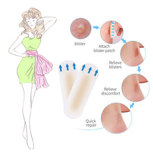 Load image into Gallery viewer, Hydrogel Foot Patch Heel Stickers Women Men Anti Slip Heel Cushions Non-Slip Inserts Pads Foot Heel Care Protector
