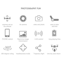Load image into Gallery viewer, E88Pro RC Drone 4K Professinal With 1080P Wide Angle HD Camera Foldable RC Helicopter WIFI FPV Height Hold Gift Toy