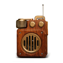 Load image into Gallery viewer, American Retro Wireless Bluetooth Speaker Portable Subwoofer Mini Fm Radio Outdoor Small