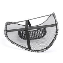 Load image into Gallery viewer, Universal Car Seat Office Chair Massage Back Lumbar Support Mesh Ventilate Cushion Pad Black Mesh Back Lumbar Cushion for Car Driver