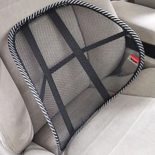 Load image into Gallery viewer, Universal Car Seat Office Chair Massage Back Lumbar Support Mesh Ventilate Cushion Pad Black Mesh Back Lumbar Cushion for Car Driver