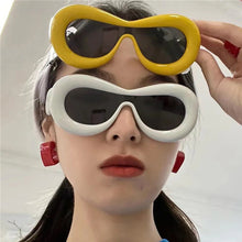 Load image into Gallery viewer, Retro Design Oval Shades Sunglasses Eyewear Female Candy Color Goggle Sun Glasses for Men Women