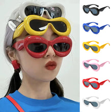 Load image into Gallery viewer, Retro Design Oval Shades Sunglasses Eyewear Female Candy Color Goggle Sun Glasses for Men Women