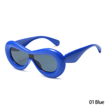 Load image into Gallery viewer, Retro Design Oval Shades Sunglasses Eyewear Female Candy Color Goggle Sun Glasses for Men Women