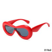 Load image into Gallery viewer, Retro Design Oval Shades Sunglasses Eyewear Female Candy Color Goggle Sun Glasses for Men Women