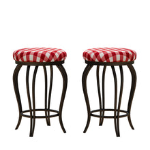 Load image into Gallery viewer, Bar Stools,Set of 2 Bar Chairs,25.5In Counter Bar Stools,Country Style Industrial,Easy to Assemble, with Footrest for Indoor Bar Dining Kitchen
