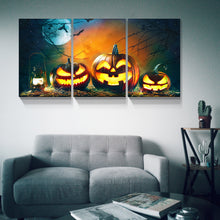 Load image into Gallery viewer, 3 Piece Drop-Shipping Canvas Wall Art  Halloween Decorations Framed Halloween Wall Art Modern Home Wall Decor Stretched and Framed Ready to Hang 1216inch Thickness 1.5inch

