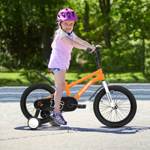 Load image into Gallery viewer, A16114 Kids Bike 16 inch for Boys &amp; Girls with Training Wheels, Freestyle Kids' Bicycle with fender.
