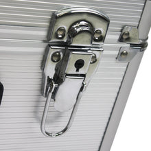 Load image into Gallery viewer, White Hand Tool Box with 4 Layers of Toolset and Wheels
