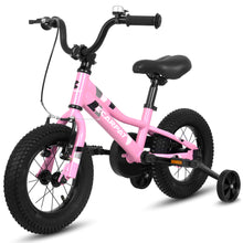 Load image into Gallery viewer, A12117 Kids' Bike 12 Inch Wheels, 1-Speed Boys Girls Child Bicycles For2-3Years, With Removable Training Wheels Baby Toys, Front V Brake, Rear Holding Brake
