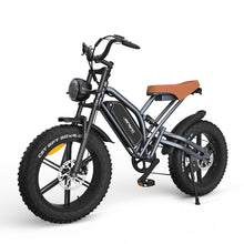 Load image into Gallery viewer, JANSNO Electric Bike 20" x 4.0 Electric Bike for Adults with 750W Brushless Motor, Long-Lasting 48V 14Ah Removable Battery, 7-Speed Transmission , 20 Inch Fat Tires,Integrated wheels,UL Certified.
