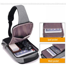 Load image into Gallery viewer, Anti-theft USB charging chest bag with you

