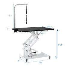 Load image into Gallery viewer, Hydraulic Dog Pet Grooming Table Heavy Duty Big Size Z-Lift Pet Grooming Table

