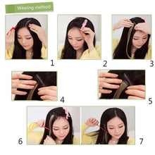 Load image into Gallery viewer, Women 22" Clip On In Colorful Straight Synthetic Hair Toupee Highlight Hair Extension Hair Pieces
