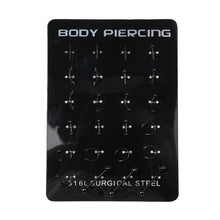 Load image into Gallery viewer, 24Pcs/Set Surgical Stainless Bar Cartilage Eyebrow Nipple Nose Tongue Ear Ring Body Piercing Jewelry
