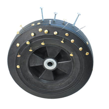 Load image into Gallery viewer, (Black +Yellow solid wheels wagon cart)Solid wheels Tools cart Wagon Cart Garden cart trucks make it easier to transport firewood
