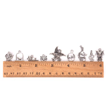 Load image into Gallery viewer, 100 Pcs/Set Lots Tibetan Silver Mixed Animals Styles Charm Pendants DIY Jewelry for Necklace Bracelet Craft Findings
